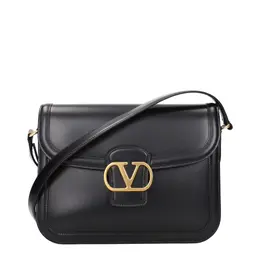 Valentino Garavani Black Leather Shoulder Bags va15271063617801bt