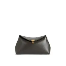 Toteme T-Lock leather clutch Bag to-8894822645972