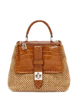 Ermanno Scervino Liza herringbone tote bag 31792594