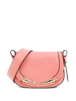 Roberto Cavalli Fang Bang curved-horn shoulder bag 22723242