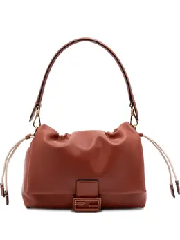 Сумка через плечо Mamma Baguette среднего размера с логотипом Fendi, коричневый 31785978 | коричневый