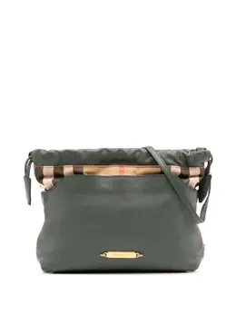 Burberry 2000-2017 House Check Canvas and Calfskin Little Crush crossbody bag 31885556