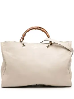 Gucci 2016-2025 Large Calfskin Bamboo Shopper satchel 31885631