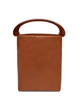 Dries Van Noten leather top-handle mini bag 30883909