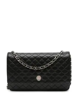 Chanel 2008-2009 Microquilted Lambskin Wallet On Chain crossbody bag 31885515