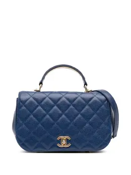 Chanel 2017-2018 Small Quilted Caviar Carry Around Flap satchel 31885964