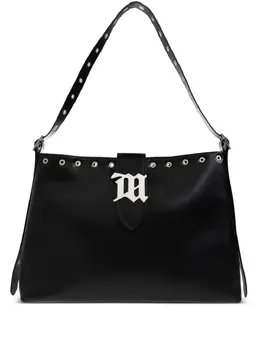 Misbhv eyelet-embellished logo-plaque tote bag 31563720