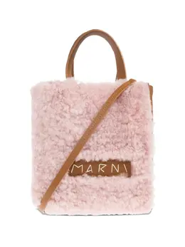 Marni shearling tote bag 31577930