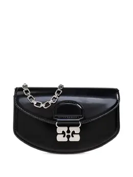 Ganni chain-strap half-moon mini bag 31758618