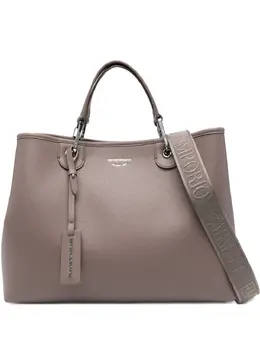 Emporio Armani logo-plaque tote bag 31720192