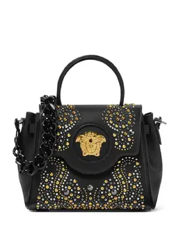 Versace small La Medusa-hardware top-handle tote bag 31127765
