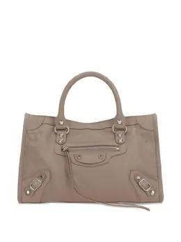 Кожаная сумка Le City с заклепками Balenciaga, нейтральный 31306111 | нейтральные цвета