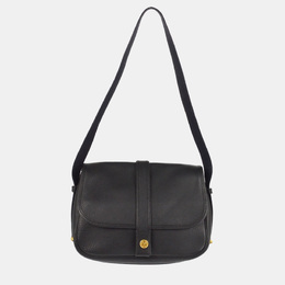 Hermes Black Fjord Noumea Shoulder Bag 1205179