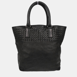 Bottega Veneta Black Intrecciato Tote Handbag 1205162