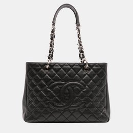 Chanel Black Caviar Grand Shopping Tote 1204585