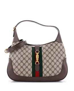 Сумка Medium x Gucci The Hacker Project Jackie 1961 Hobo BB Coated Canvas Pre-Owned Balenciaga, коричневый 21040295 | brown