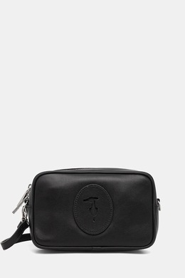 Кожаная сумка Trussardi, черный z646e006027n | czarny