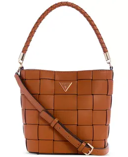 Сумка Maylee плетеная ведро Guess, коричневый 22073891 | caramel