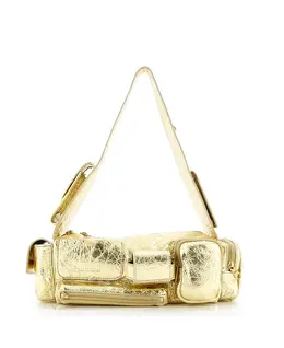 Маленькая кожаная сумка-слинг Superbusy с несколькими карманами Pre-Owned Balenciaga, золотой 22841752 | gold