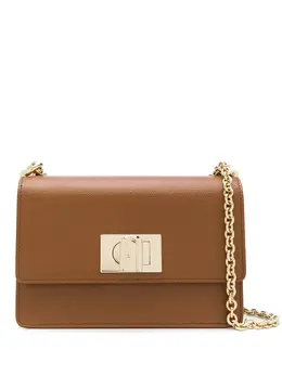 Сумка через плечо 1927 с поворотной застежкой Furla, коричневый 15759792 | коричневый