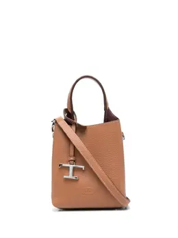 Сумка-тоут с логотипом Tod's, коричневый 18661623 | коричневый
