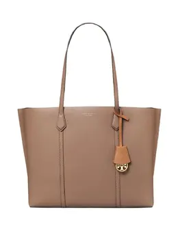Сумка-тоут с логотипом Tory Burch, коричневый 19040519 | коричневый