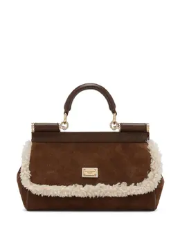Сумка-тоут Sicily Dolce & Gabbana, коричневый 20044036 | коричневый