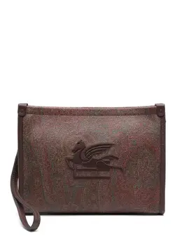 Клатч с принтом пейсли Etro, коричневый 22403847 | коричневый