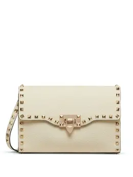 Маленькая сумка через плечо Rockstud Valentino Garavani, белый 16120080 | белый