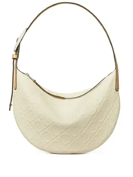 Маленькая сумка на плечо Balloon T-Monogram Tory Burch, белый 30107504 | белый