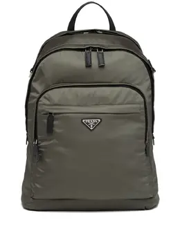 Рюкзак Re-Nylon с логотипом Prada, зеленый 16885859 | зеленый