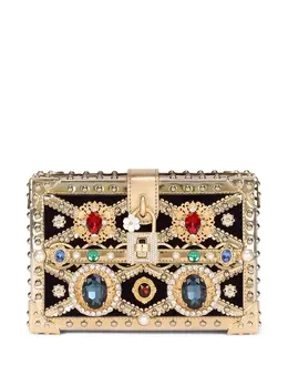 Декорированный клатч Dolce Box Dolce & Gabbana, золотой 15748444 | золотистый