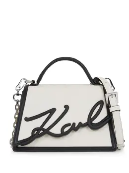 Сумка Signature с верхней ручкой Karl Lagerfeld, белый 23000229 | белый
