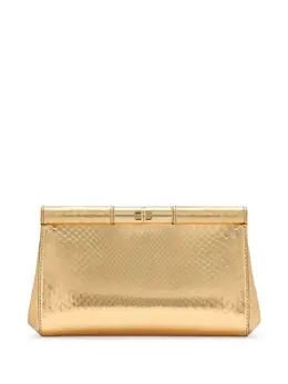 Клатч со змеиным принтом Dolce & Gabbana, золотой 22371697 | золотистый
