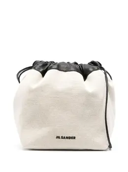 Сумка-ведро с логотипом Jil Sander, нейтральный 19216356 | нейтральные цвета