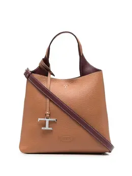 Сумка-тоут с логотипом Tod's, коричневый 18670820 | коричневый