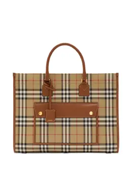 Сумка-тоут Freya среднего размера Burberry, коричневый 29939783 | коричневый