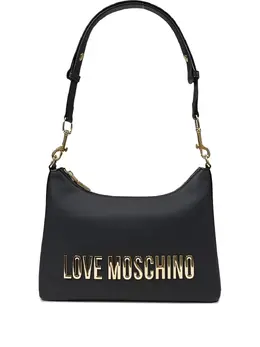 Love Moschino logo-plaque shoulder bag 24672570