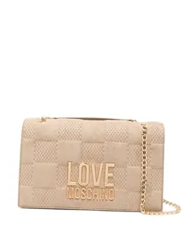 Love Moschino quilted logo shoulder bag 31564935