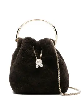 Jimmy Choo Bon Bon pearl-embellished mini bag 31756717