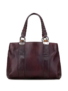 Gucci 2000-2015 Guccissima Trimmed Leather Bamboo Libeccio tote bag 31900313
