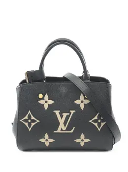 Louis Vuitton 2021-2025 Bicolor Monogram Empreinte Giant Montaigne BB satchel 31900296