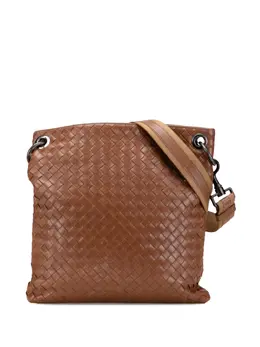 Bottega Veneta 2007 Leather Intrecciato crossbody bag 31896055