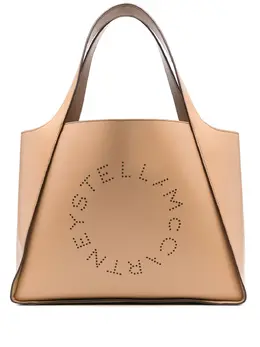 Сумка-тоут с логотипом Stella McCartney, коричневый 27490641 | коричневый