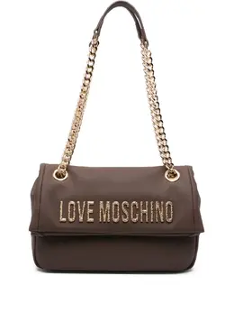 Love Moschino logo-plaque shoulder bag 31564938