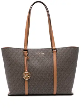 Сумка-тоут с логотипом Michael Kors, коричневый 22560554 | коричневый