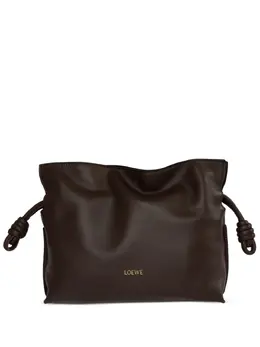Мини-клатч Flamenco из кожи наппа Loewe, коричневый 23529147 | коричневый