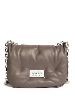 Мини-сумка на плечо Glam Slam Flap Maison Margiela, коричневый 23909734 | коричневый
