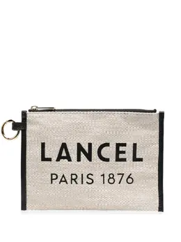 Клатч с логотипом Lancel, нейтральный 19844704 | нейтральные цвета