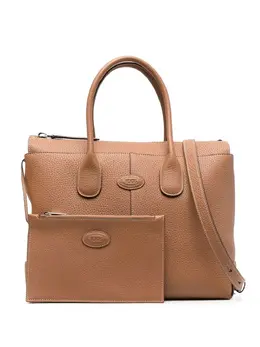 Сумка-тоут с клатчем Tod's, коричневый 19713530 | коричневый
